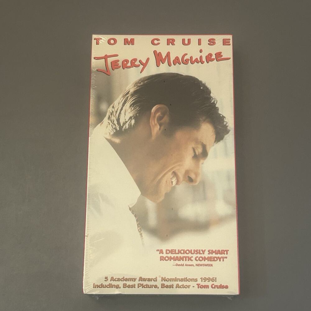 Jerry Maguire VHS 1997 Video Tape Tom Cruise Classic Movie NEW